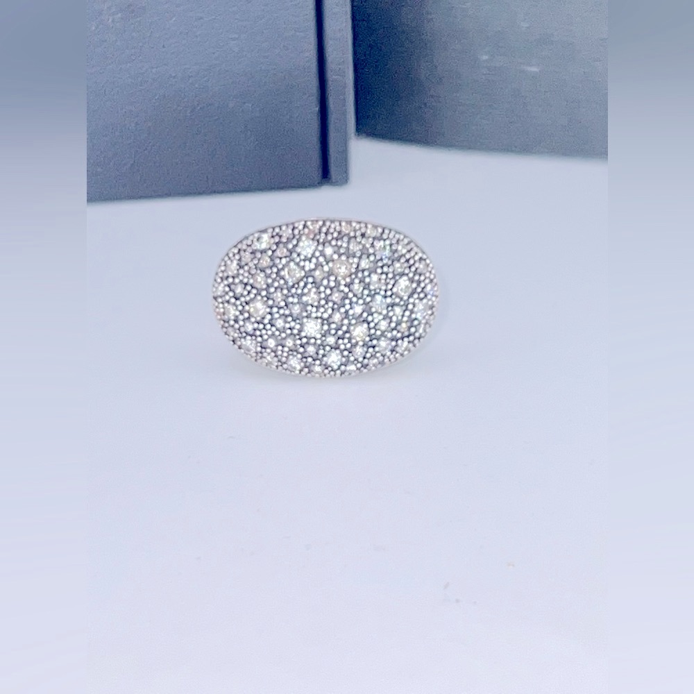 David Yurman Midnight Melange Ring with Diamonds